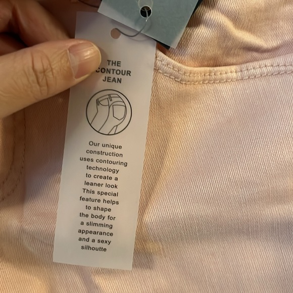 NWT Cache Skinny Pink Contour Slimming Jeans Pants 2 - Picture 7 of 9